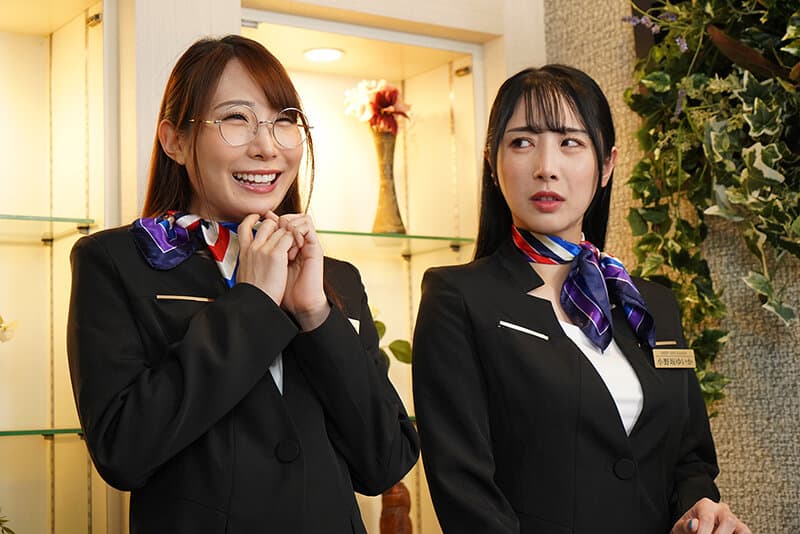dveh00080 | 「せんぱーい、だーい好き！」後輩ホテルウーマンのガチ恋レズハラに心とカラダを奪われていく‘推し’に弱いワタシ 小野坂ゆいか 五十嵐清華 画像 2