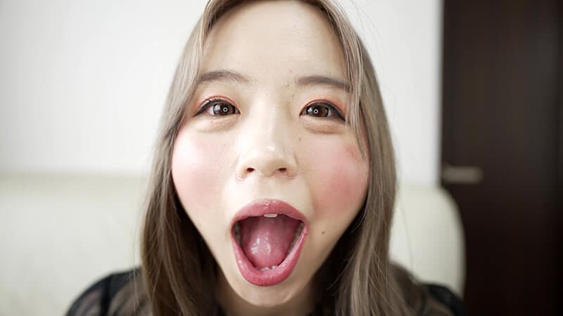 h_1651y00349 | 【個人撮影】菊池はる 初喉チンコ触り＆擬似フェラ体験 画像 2