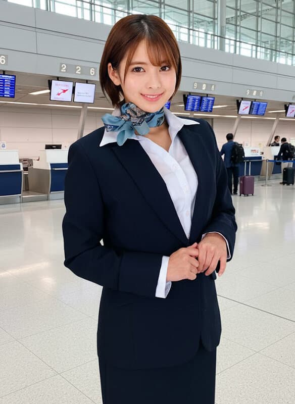 h_1732orecs00439 | 大手航空会社のキャビンアテンダントと童貞君が黒パンスト直穿き素股で超発情！？黒パンスト越しの童貞デカチン先っぽ3cm挿入！敏感なオマ○コの入り口をグリグリされて奥まで挿れて欲しくなっちゃったCAさんが生ズボッ筆おろし//優しくも腰振るガニ股騎乗位で連続仰け反り… 画像 2